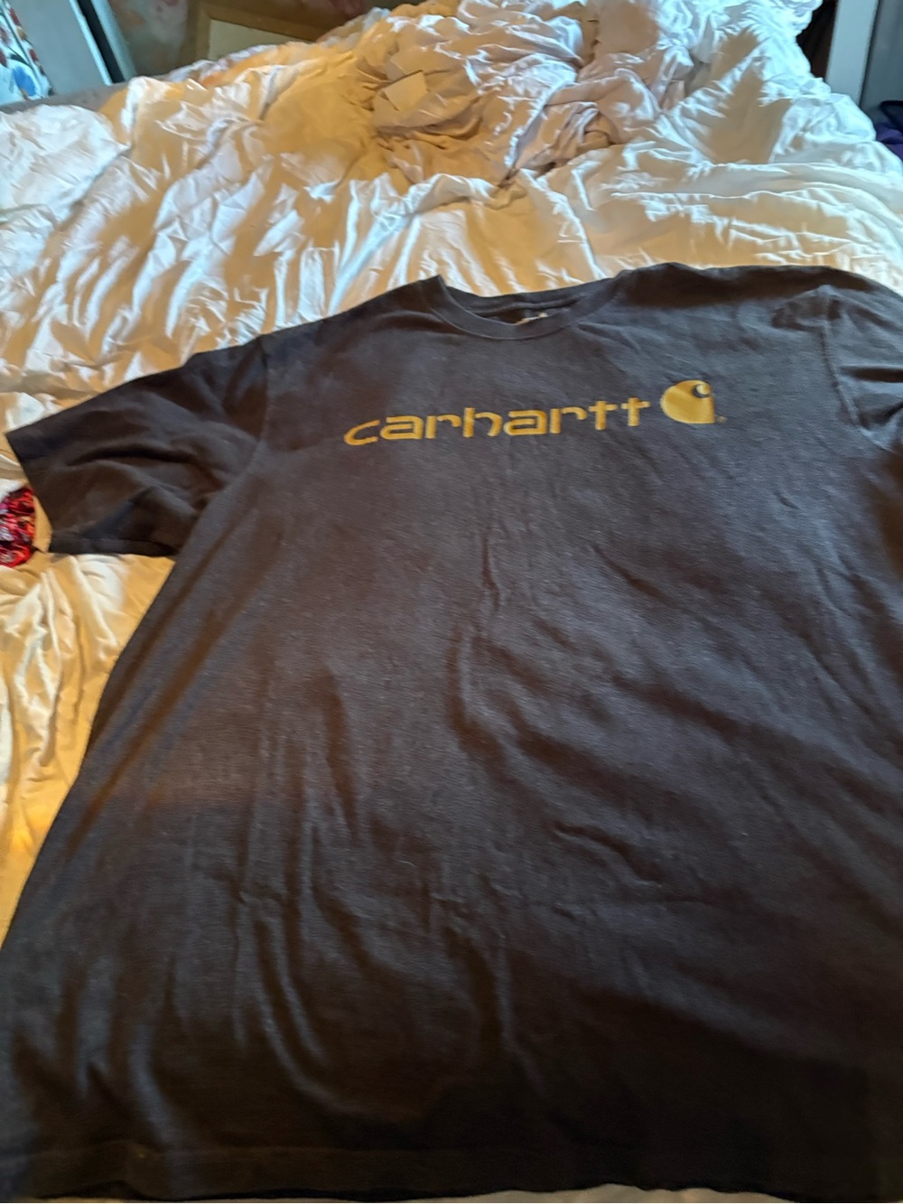 Carhartt Brown Short-Sleeve Logo Tee